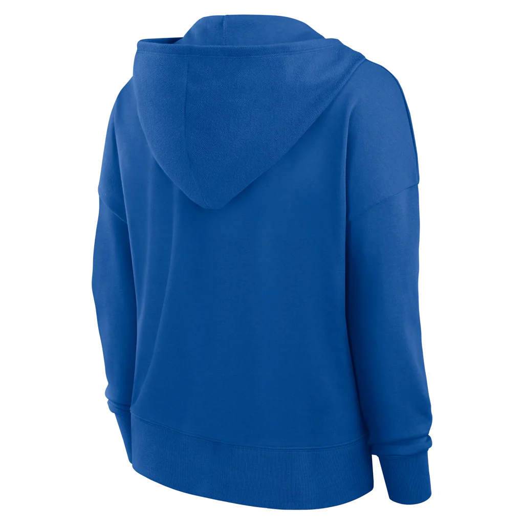 NFL Dallas Cowboys Women's Nike Blitz Left Lace Up Pullover Hoodie - Image 3