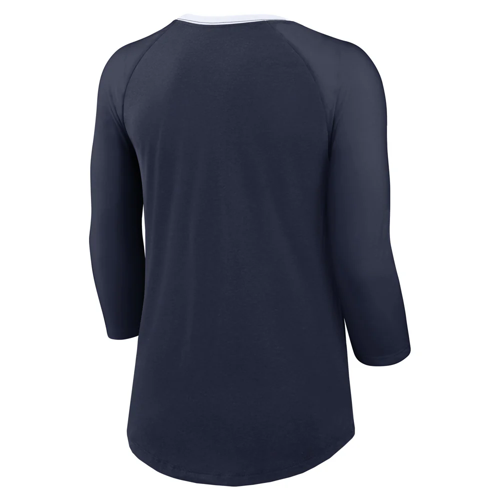 NFL Dallas Cowboys Women's Nike Fashion 3/4 Sleeve T-Shirt - Navy - Image 3