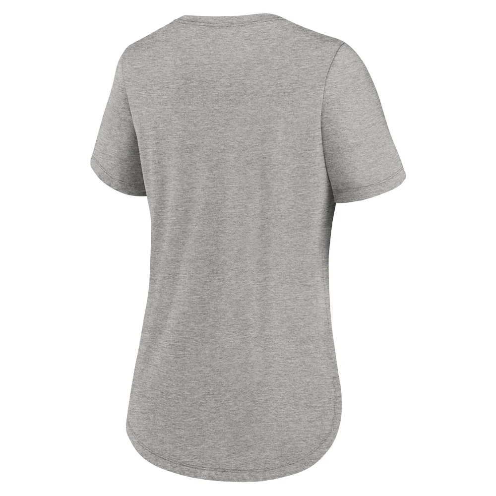 NFL Dallas Cowboys Women's Nike Tri-Blend Fashion T-Shirt - Heather Gray - Image 3