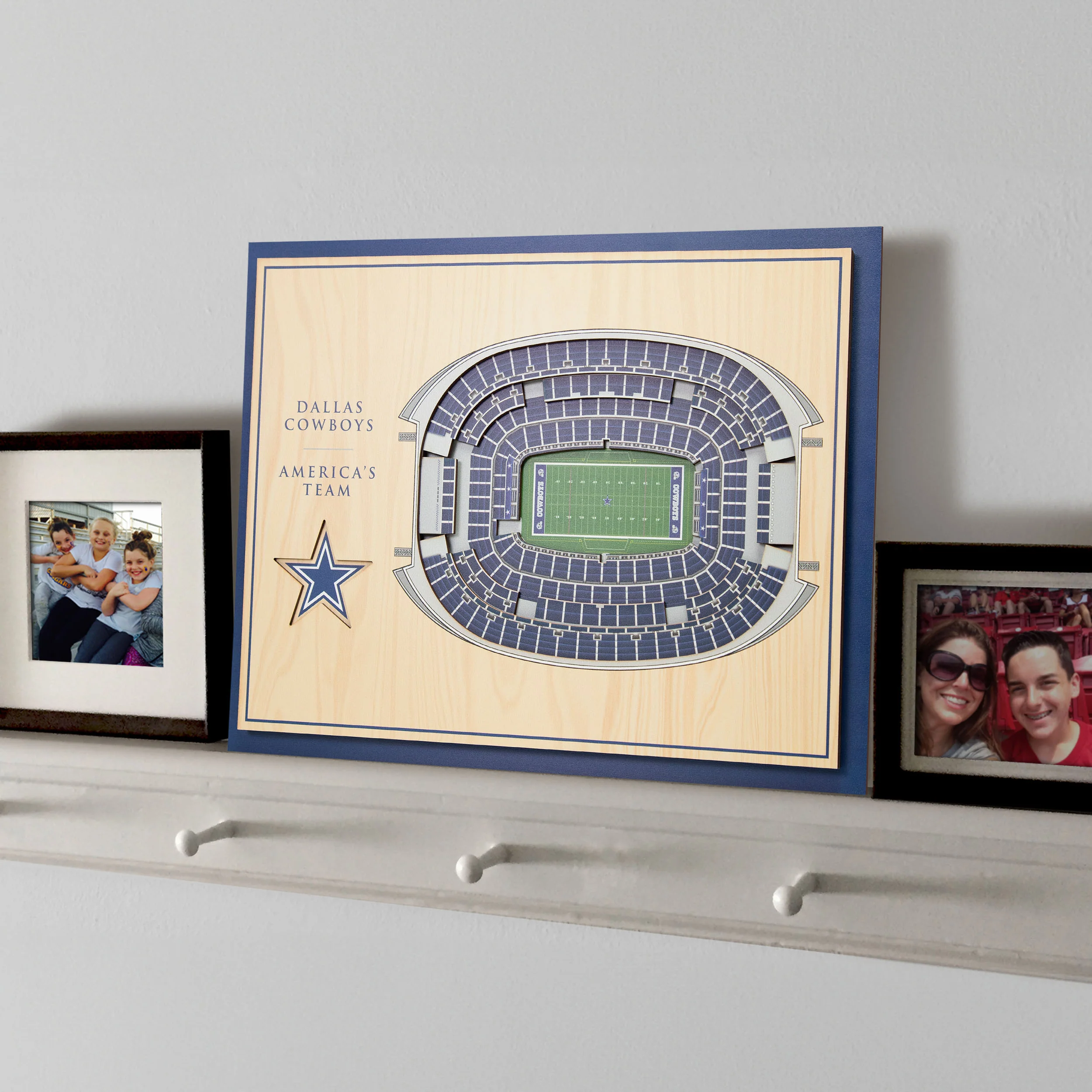 NFL Dallas Cowboys You the fan 5-Layer Stadium View Wall Art - Image 2