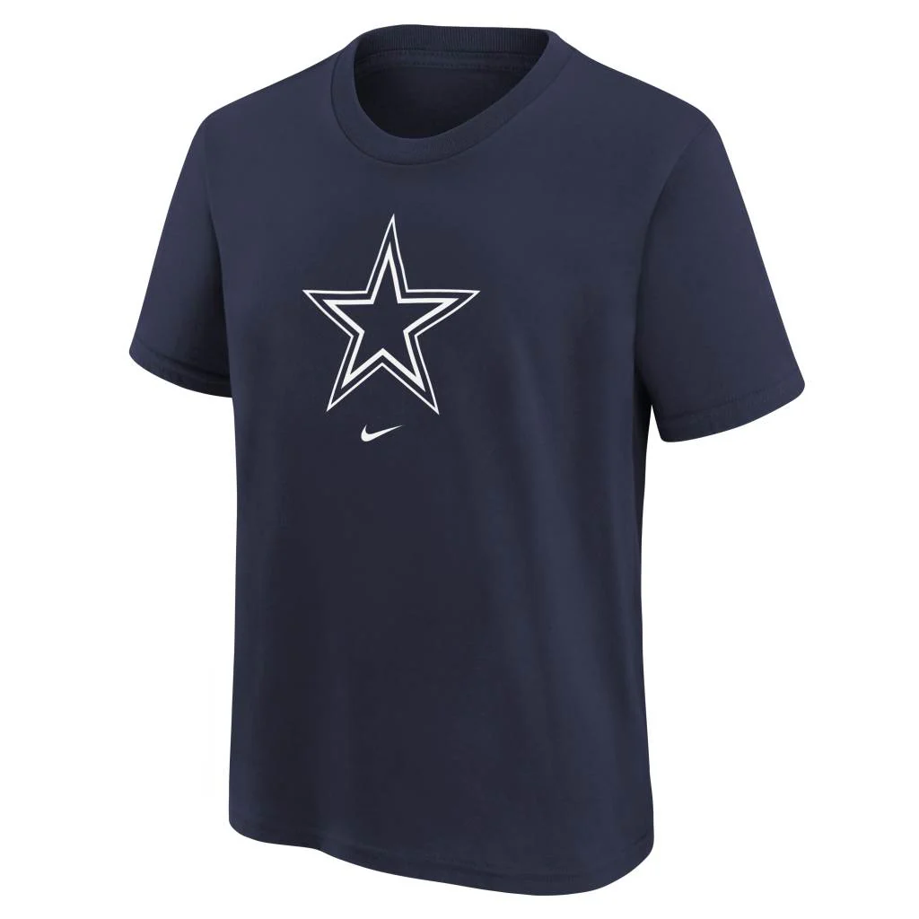 NFL Dallas Cowboys Youth Nike Logo T-Shirt - Navy - Image 2