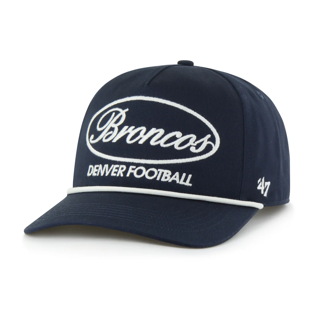 NFL Denver Broncos '47 Foundational Hitch Snapback Hat - Navy - Image 2