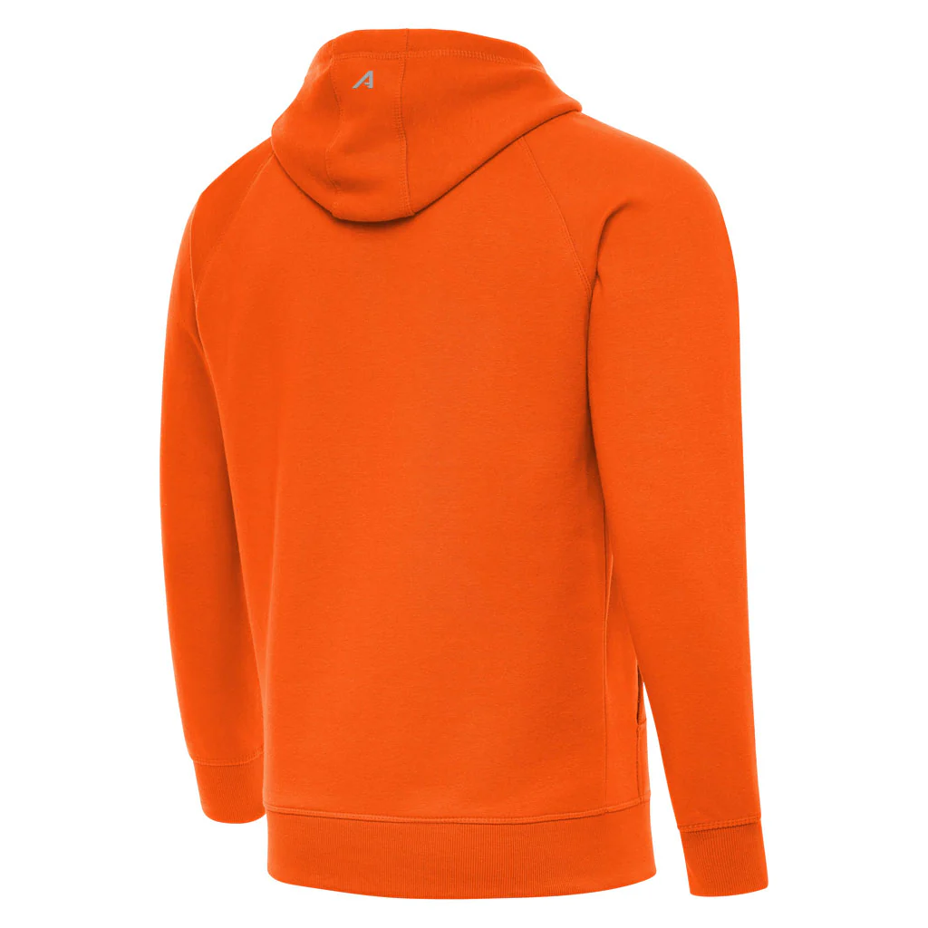 NFL Denver Broncos Antigua Full Front Victory Pullover Hoodie - Orange - Image 3
