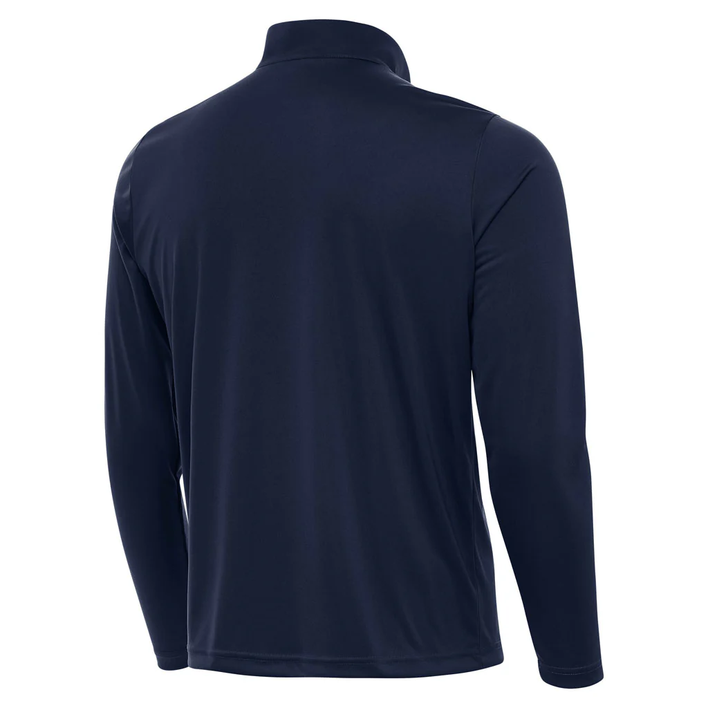 NFL Denver Broncos Antigua Tribute 1/4 Zip Pullover Jacket - Navy - Image 2