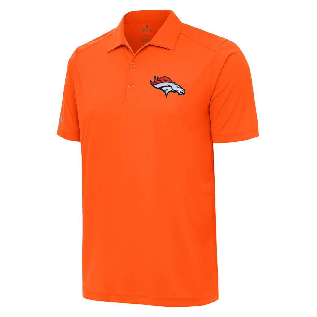 NFL Denver Broncos Antigua Tribute Polo - Orange