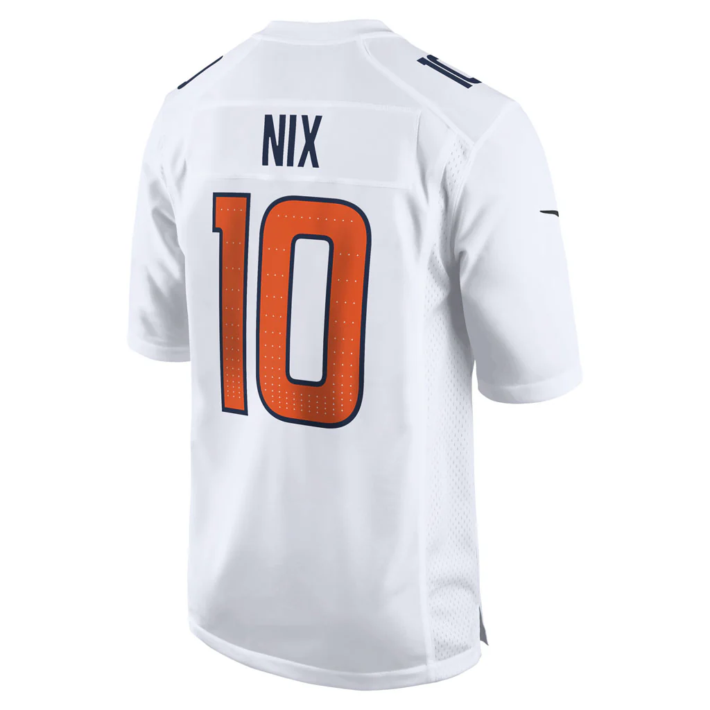 NFL Denver Broncos Bo Nix Nike Fashion Game Jersey - White - Image 3