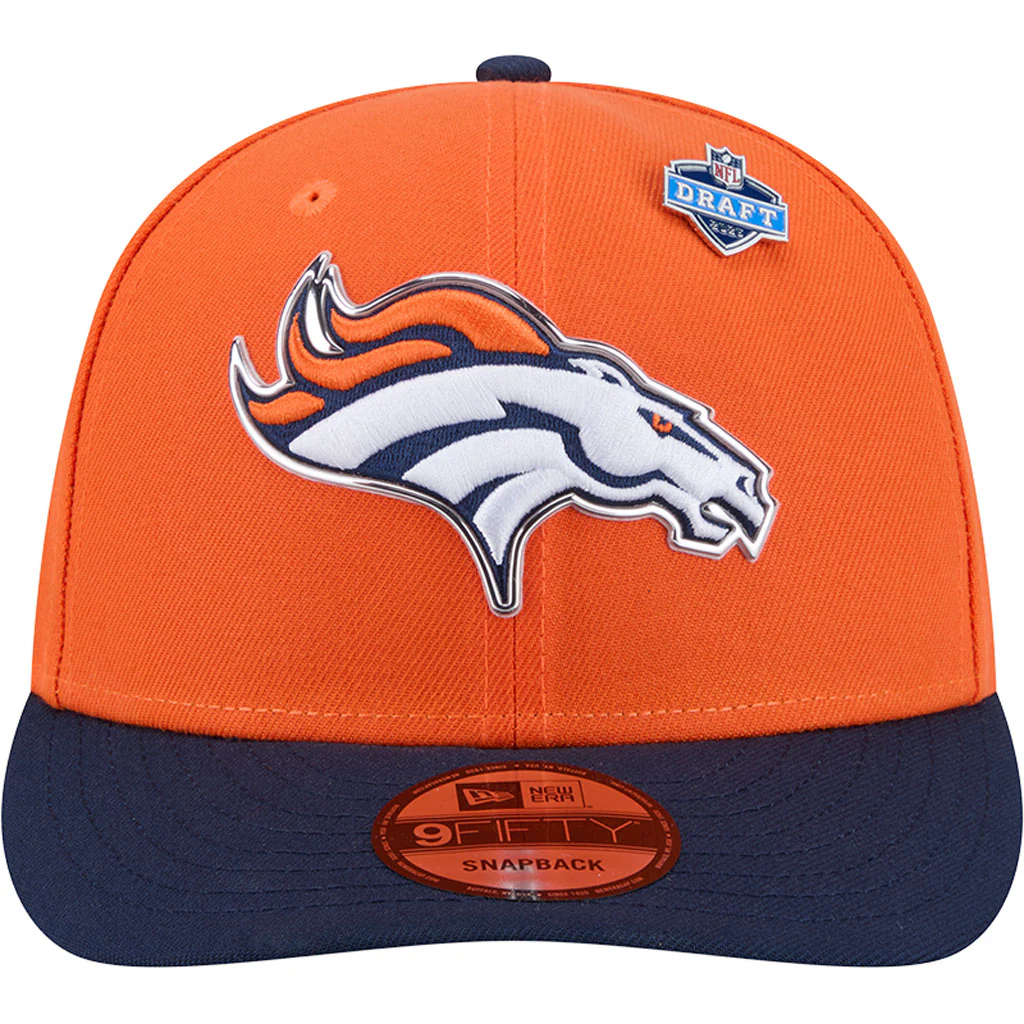 NFL Denver Broncos New Era 2026 Draft 9FIFTY Snapback Hat - Orange - Image 3