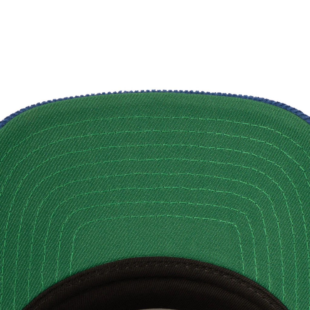 NFL Denver Broncos New Era All Corduroy 9FIFTY A-Frame Snapback Hat - Blue - Image 3