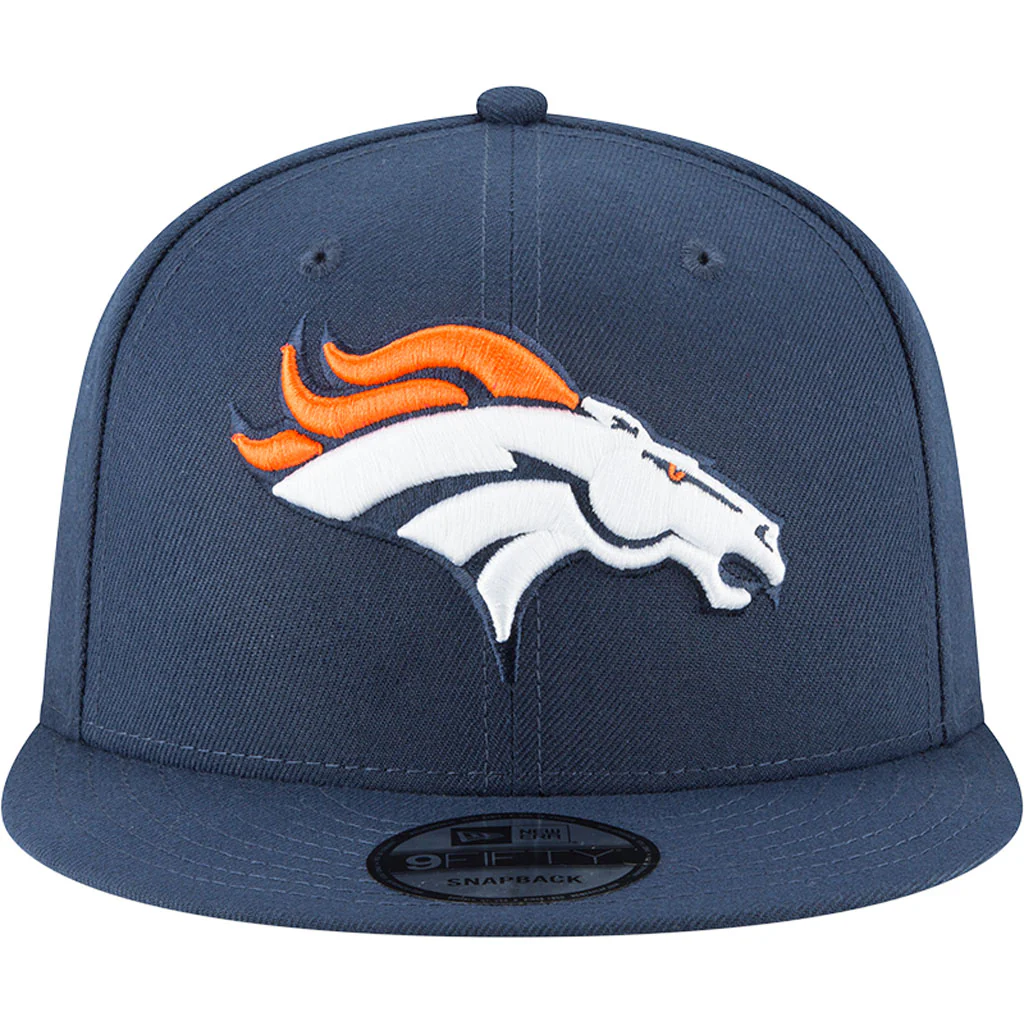 NFL Denver Broncos New Era Basic OTC 9FIFTY Snapback Hat - Navy - Image 3