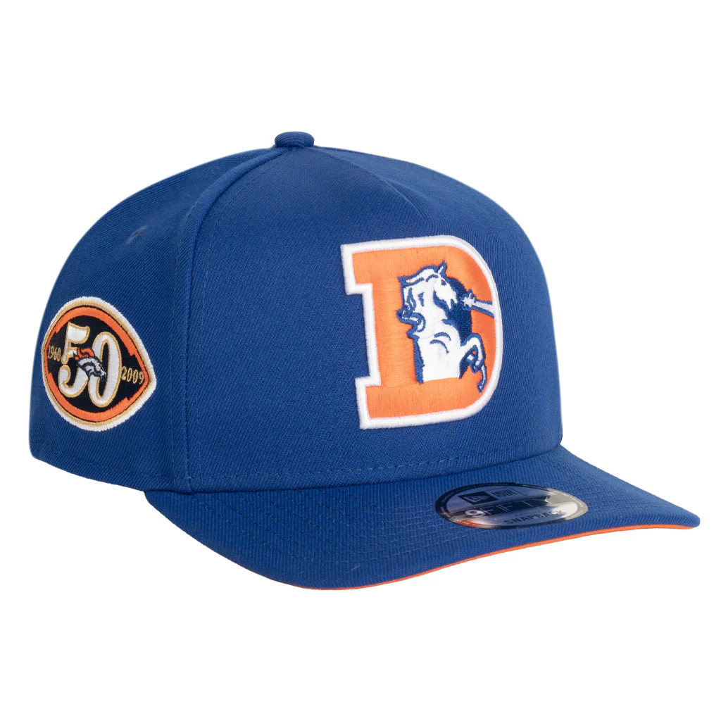 NFL Denver Broncos New Era Team Undervisor 9FIFTY A-Frame Snapback Hat - Black