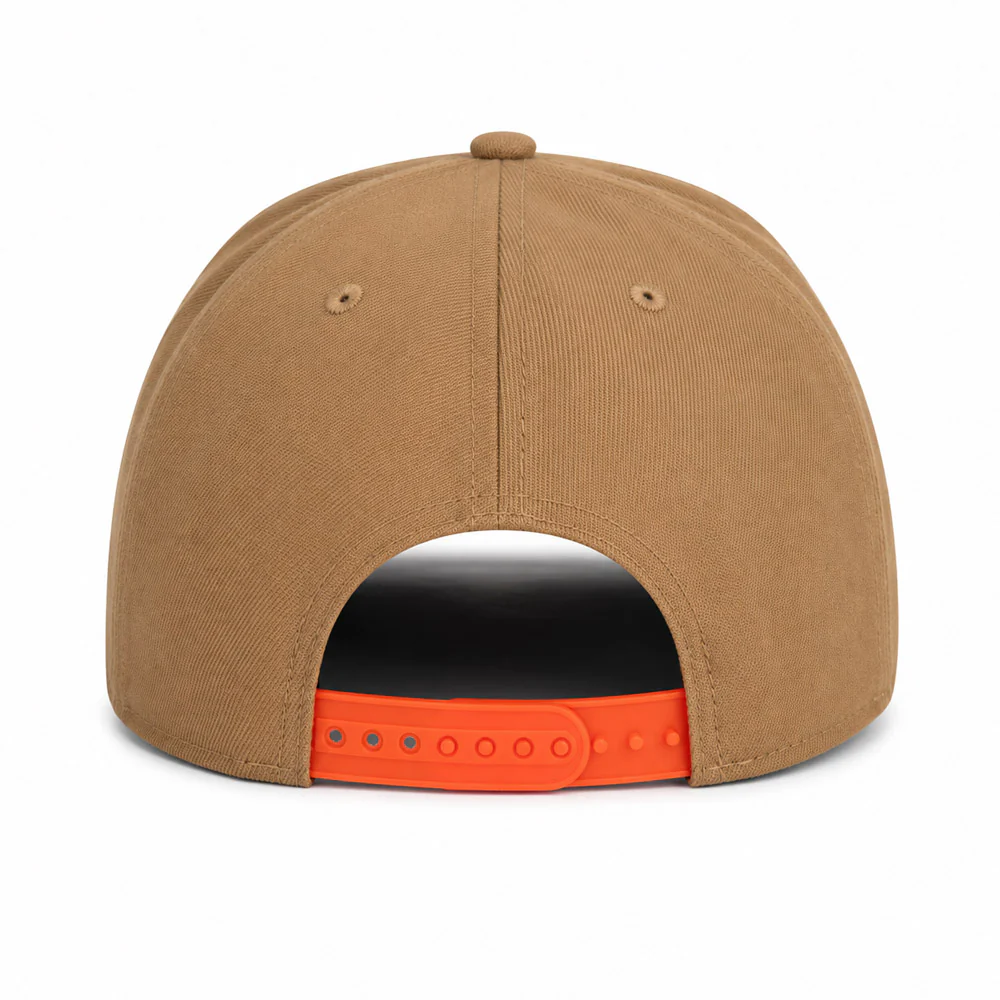 NFL Denver Broncos New Era Throwback Khaki 9FIFTY A-Frame Snapback Hat - Khaki - Image 2