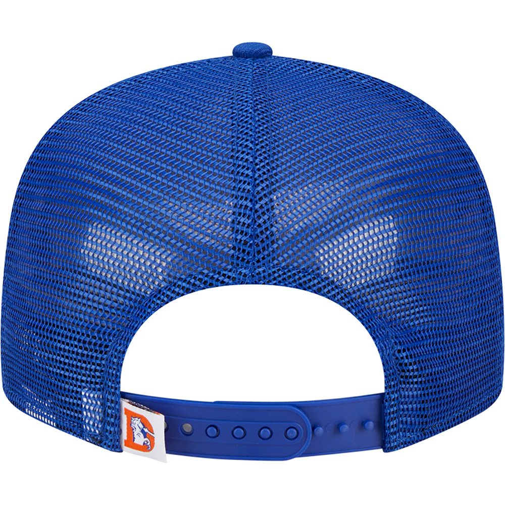 NFL Denver Broncos New Era 9FIFTY Snapback Trucker Hat - Blue - Image 4