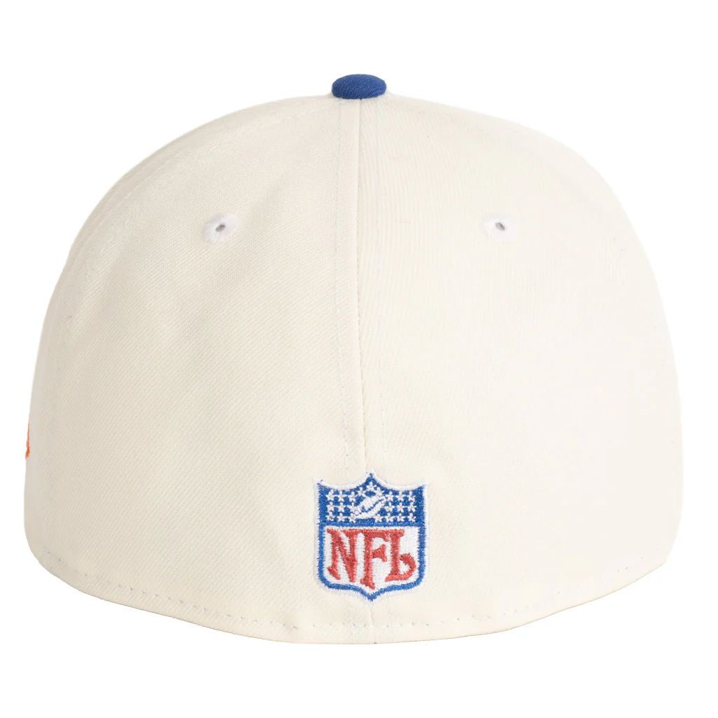 NFL Denver Broncos New Era Two-Tone OTC 59FIFTY A-Frame Fitted Hat - Cream - Image 2