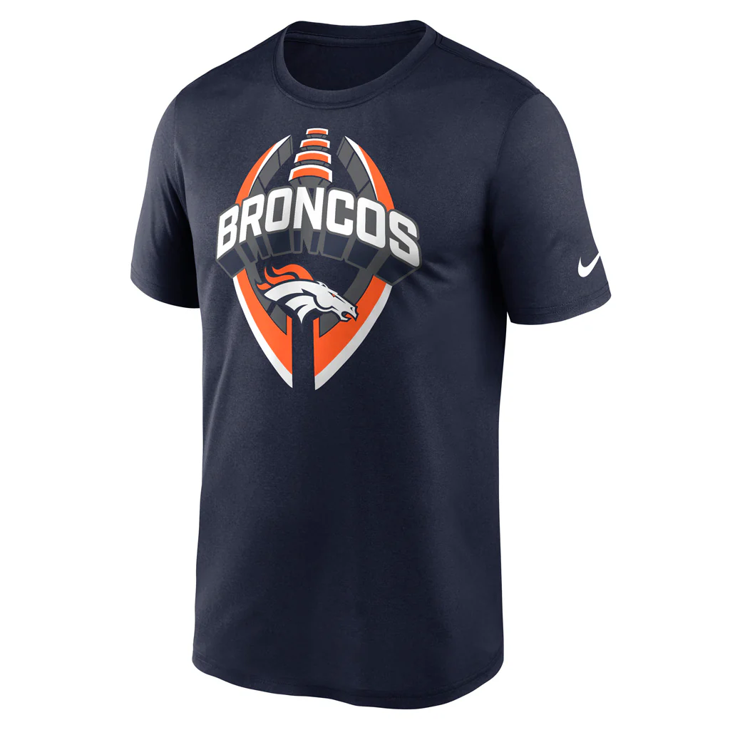 NFL Denver Broncos Nike 2025 Icon Legend T-Shirt - Navy - Image 2