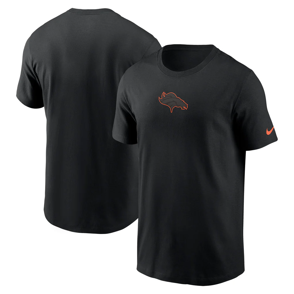 NFL Denver Broncos Nike Color Pop T-Shirt - Black