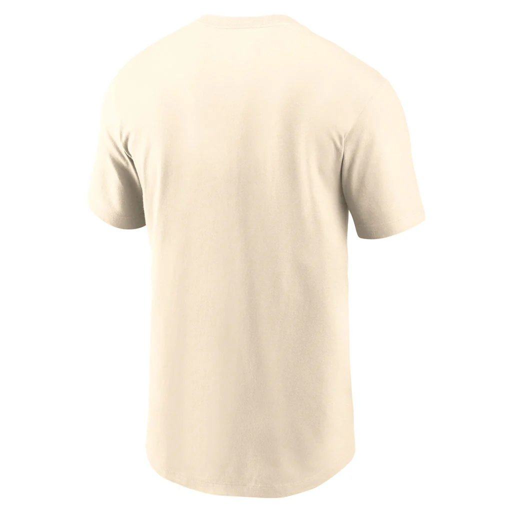 NFL Denver Broncos Nike Throwback Logo Cotton T-Shirt - Sand - Image 3
