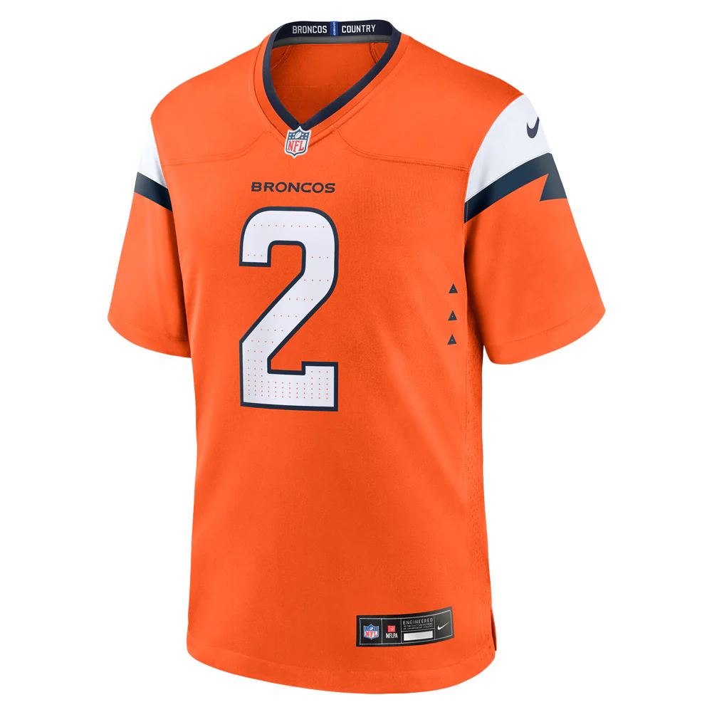 NFL Denver Broncos Patrick Surtain II Home Game Jersey - Orange - Image 2