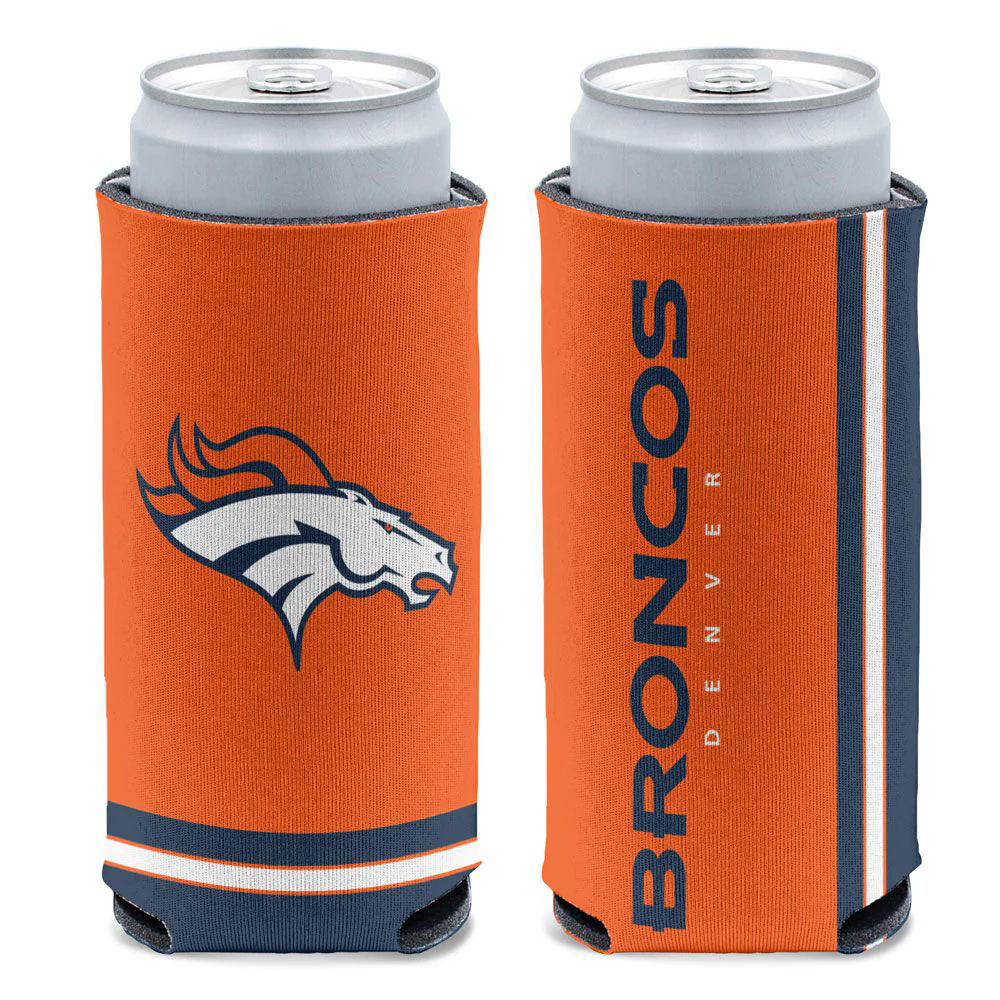 NFL Denver Broncos WinCraft 12oz Logo Slim Can Cooler