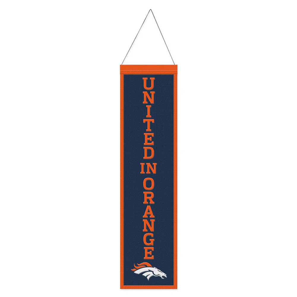NFL Denver Broncos WinCraft Slogan Wool Banner