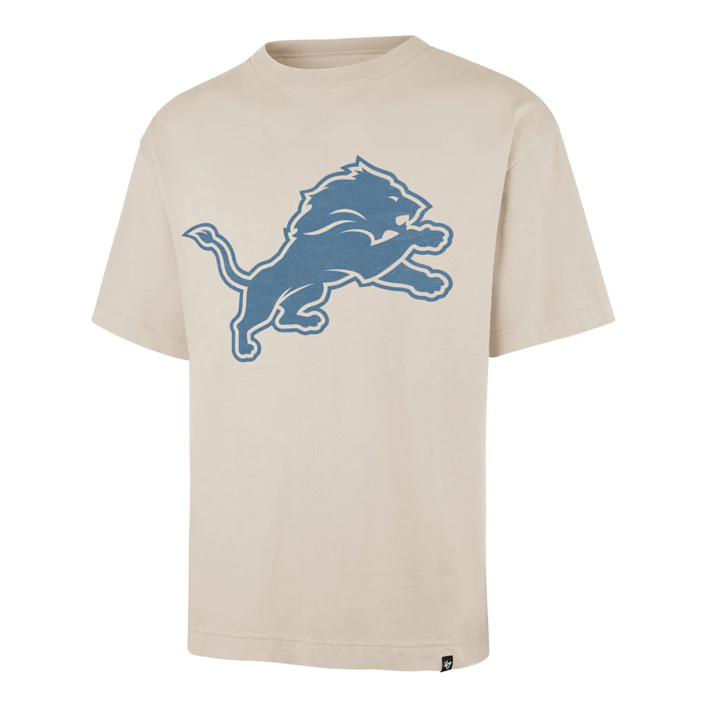 NFL Detroit Lions '47 Bouldering Imprint T-Shirt - Tan - Image 2