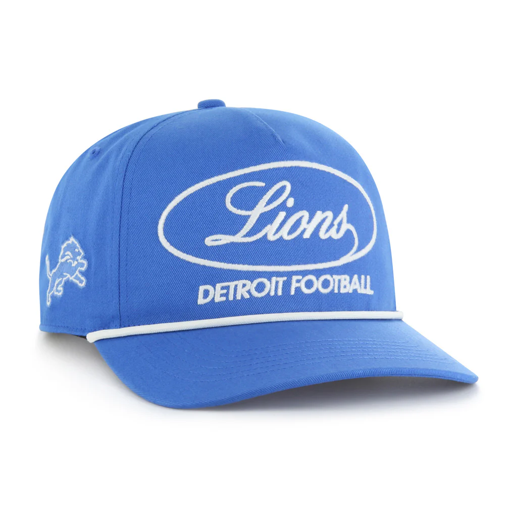 NFL Detroit Lions '47 Foundational Hitch Snapback Hat - Blue