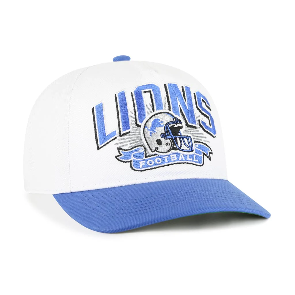 NFL Detroit Lions '47 Two-Tone Prime Play Hitch Snapback Hat - White - Image 2