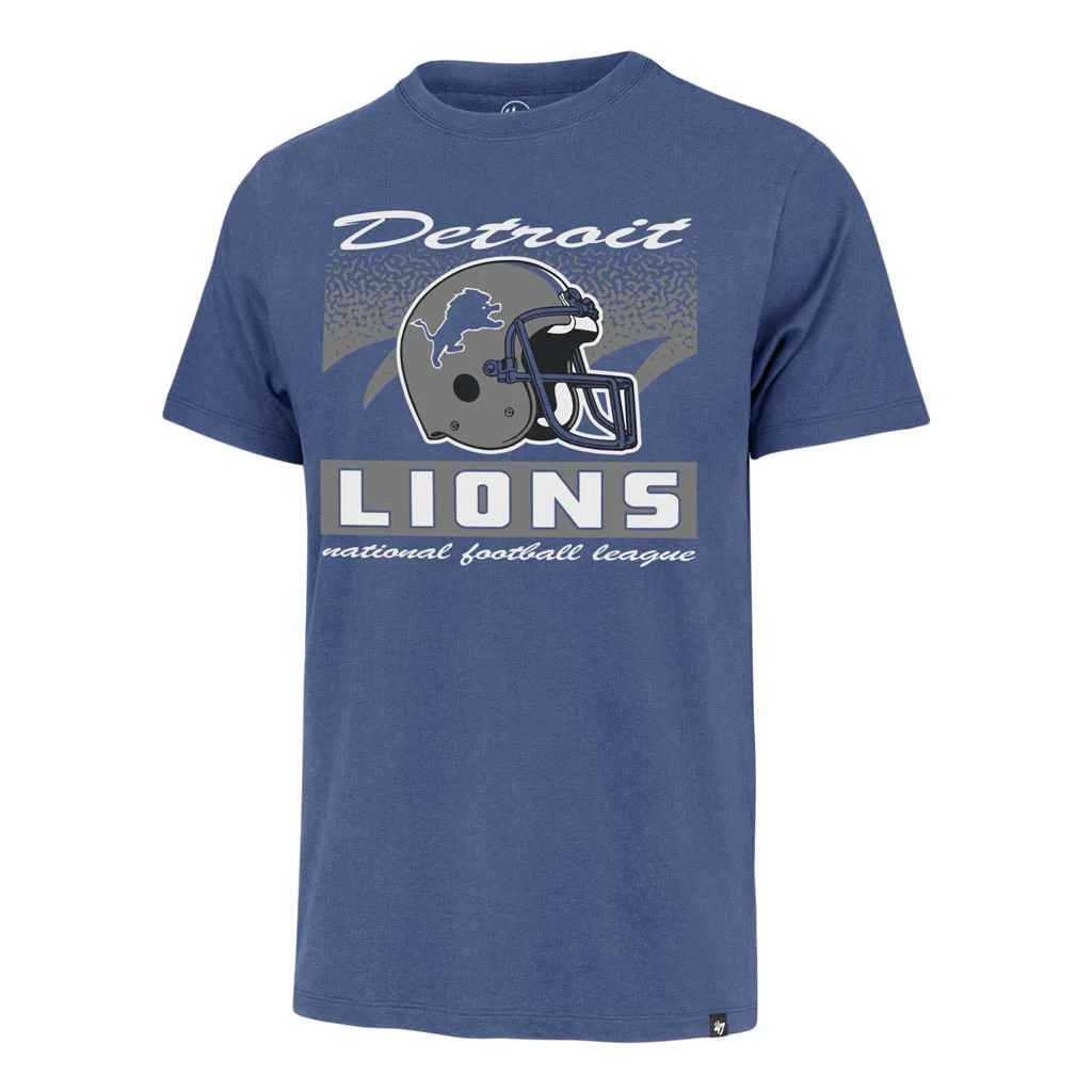 NFL Detroit Lions '47 Waver Franklin T-Shirt - Blue - Image 2