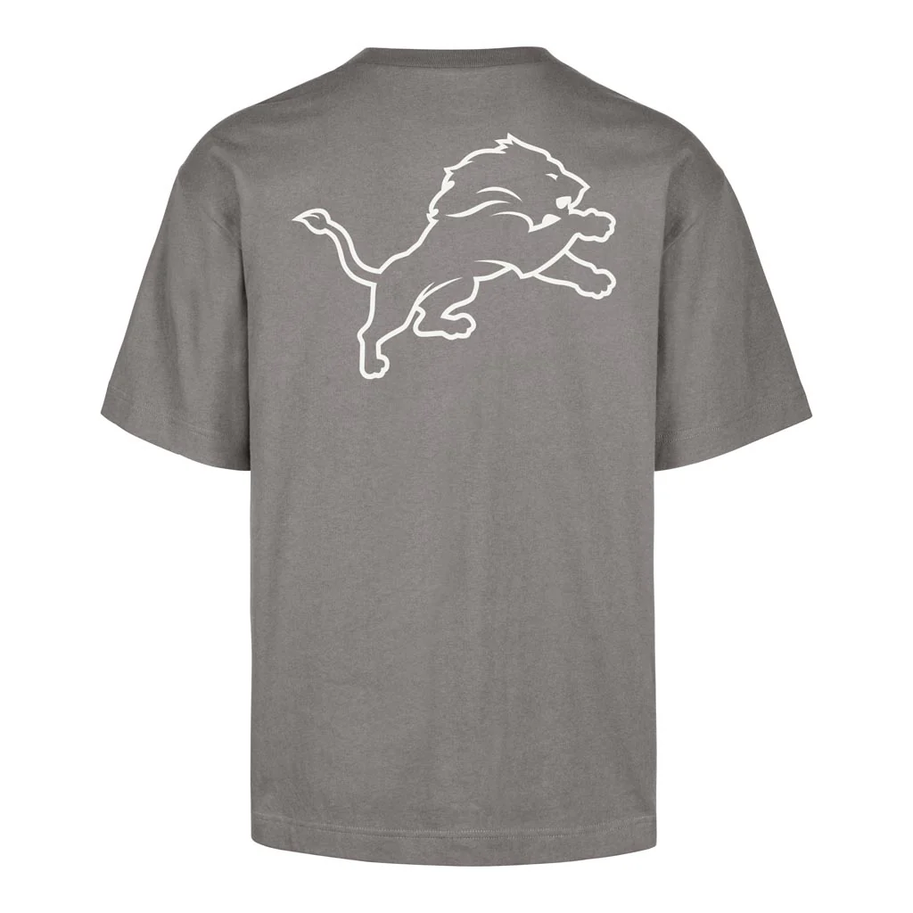 NFL Detroit Lions '47 Wolf Lateral Foundation T-Shirt - Gray - Image 3