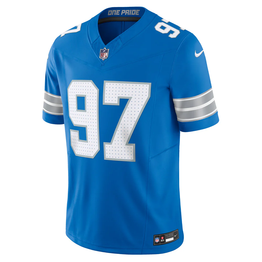 NFL Detroit Lions Aidan Hutchinson Nike Home Vapor Limited Jersey - Image 2