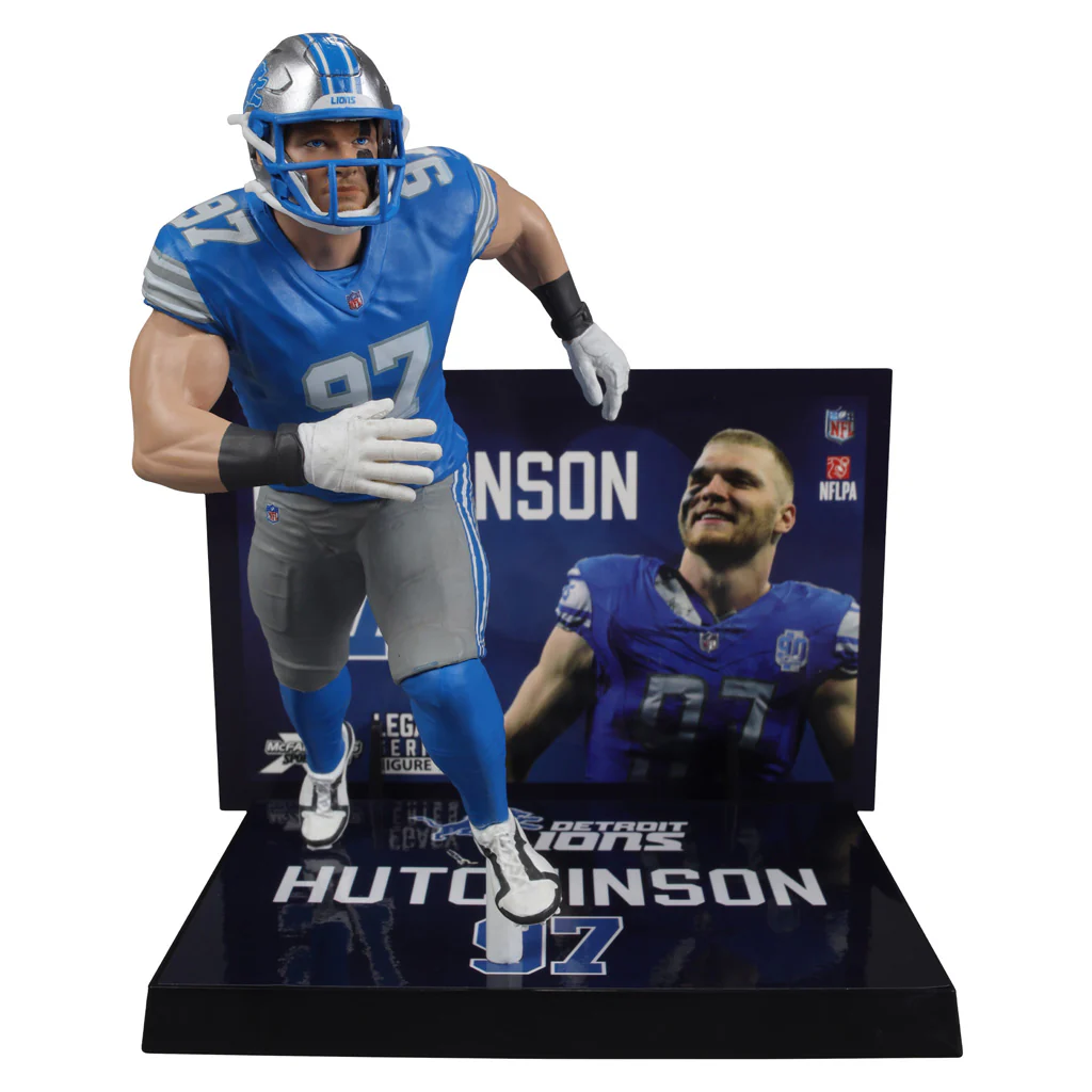 NFL Detroit Lions Aiden Hutchinson McFarlane 7" Collectible Figure - Image 2