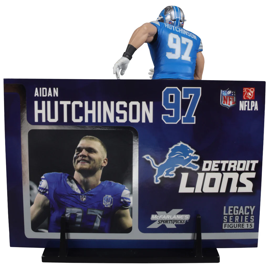 NFL Detroit Lions Aiden Hutchinson McFarlane 7" Collectible Figure - Image 3