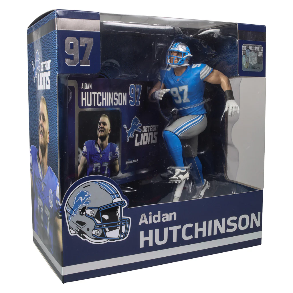 NFL Detroit Lions Aiden Hutchinson McFarlane 7" Collectible Figure - Image 5