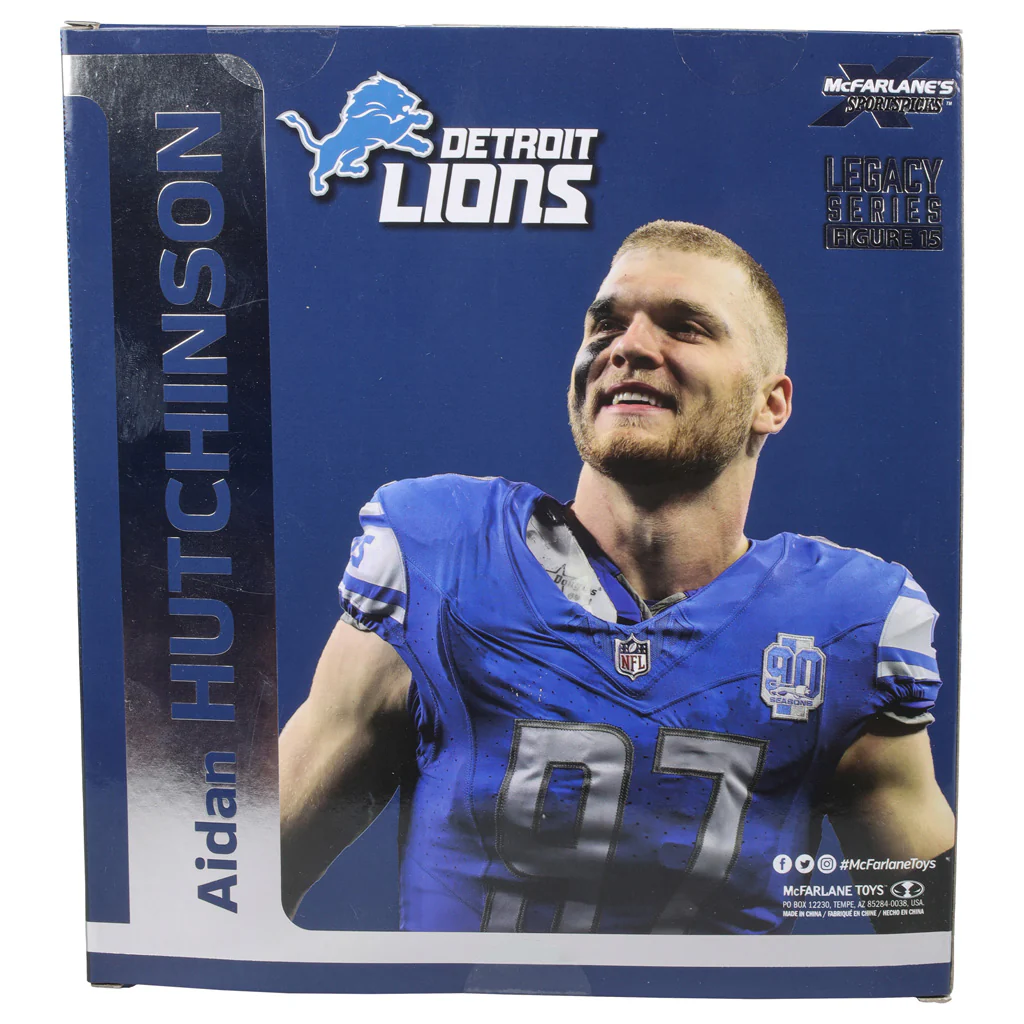 NFL Detroit Lions Aiden Hutchinson McFarlane 7" Collectible Figure - Image 6