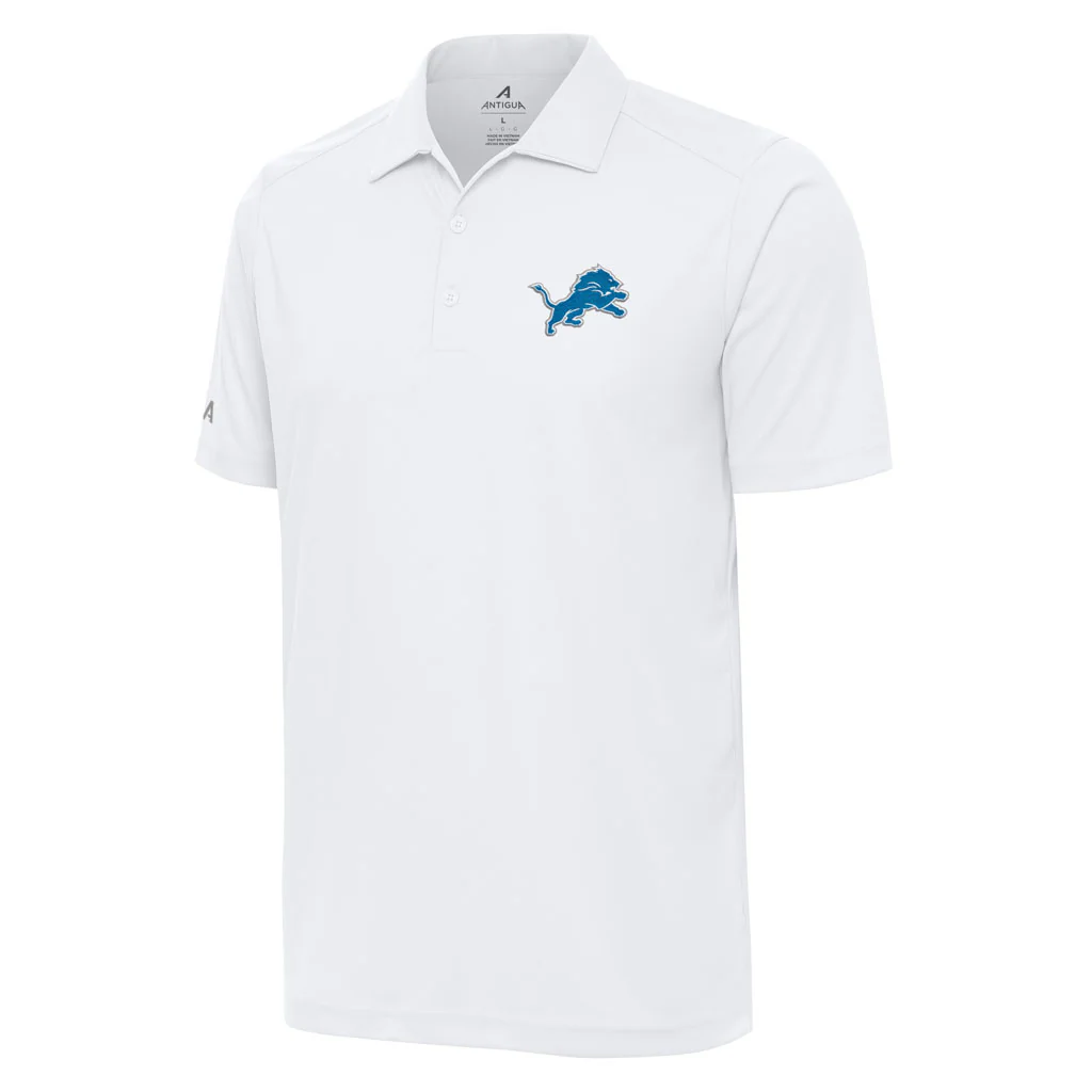 NFL Detroit Lions Antigua Tribute Polo - White