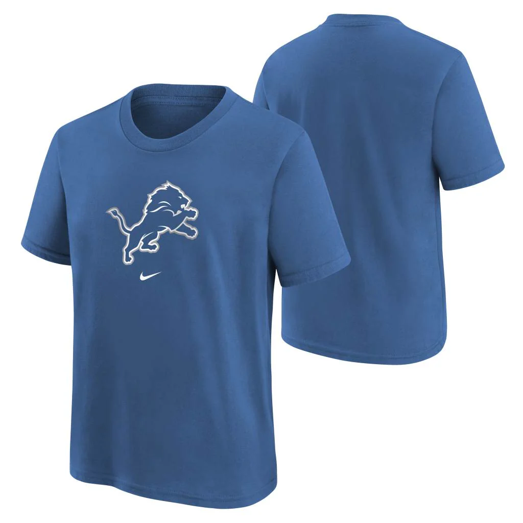 NFL Detroit Lions Kids Nike Logo T-Shirt - Blue