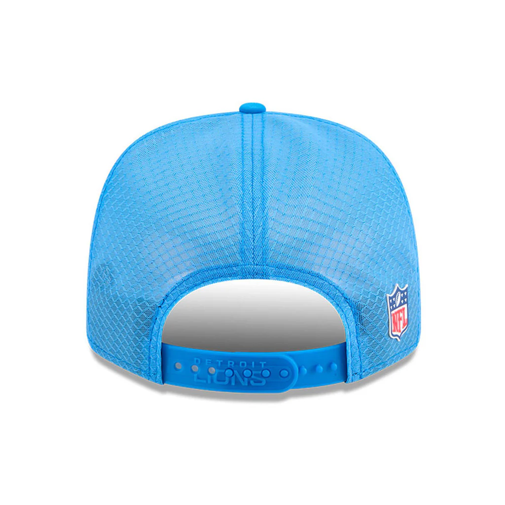 NFL Detroit Lions New Era 2025 Sideline 9SEVENTY Stretch-Snapback Hat - Blue - Image 4