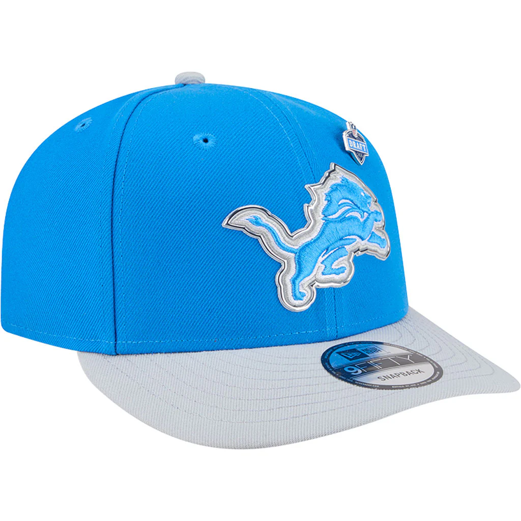 NFL Detroit Lions New Era 2026 Draft 9FIFTY Snapback Hat - Blue - Image 2