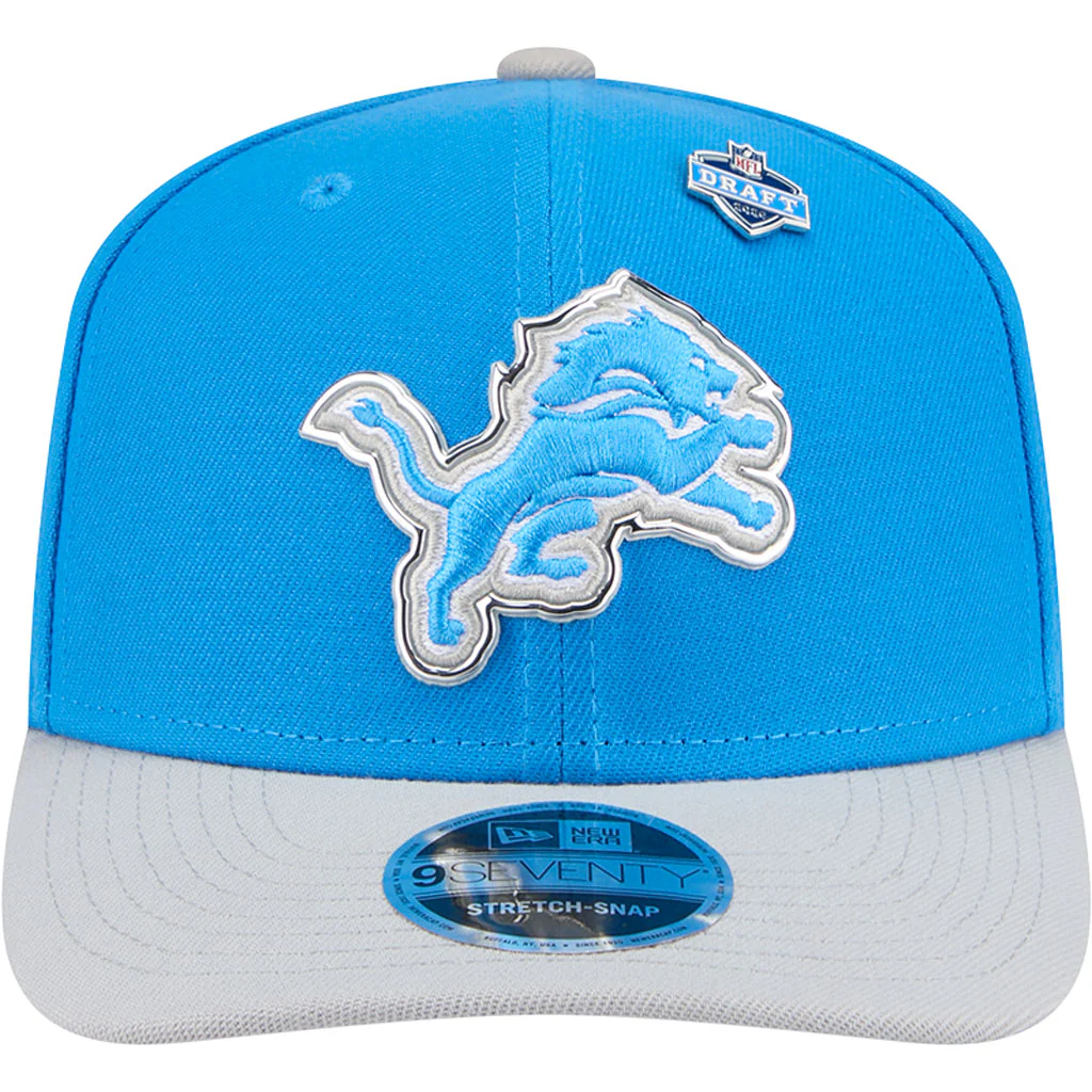 NFL Detroit Lions New Era 2026 Draft 9SEVENTY Snapback Hat - Blue - Image 3