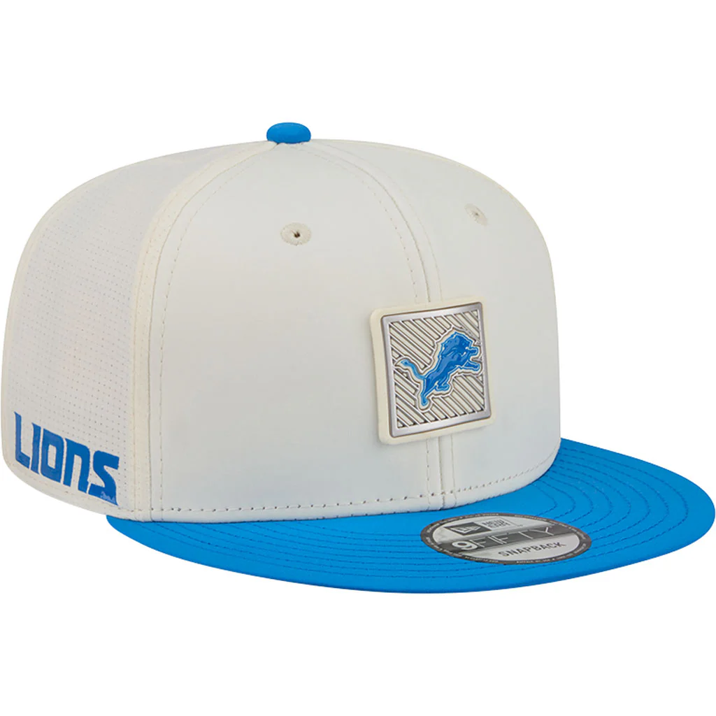 NFL Detroit Lions New Era 2026 Training 9FIFTY Snapback Hat - Cream - Image 2