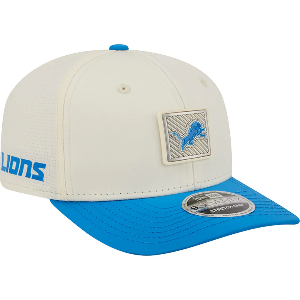NFL Detroit Lions New Era 2026 Training 9SEVENTY Stretch Snapback Hat - Cream - Image 2