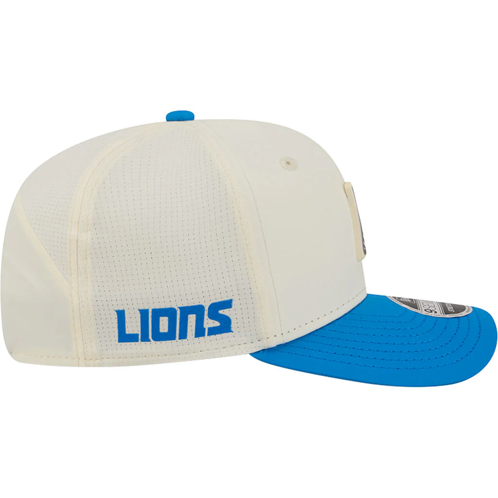 NFL Detroit Lions New Era 2026 Training 9SEVENTY Stretch Snapback Hat - Cream - Image 5
