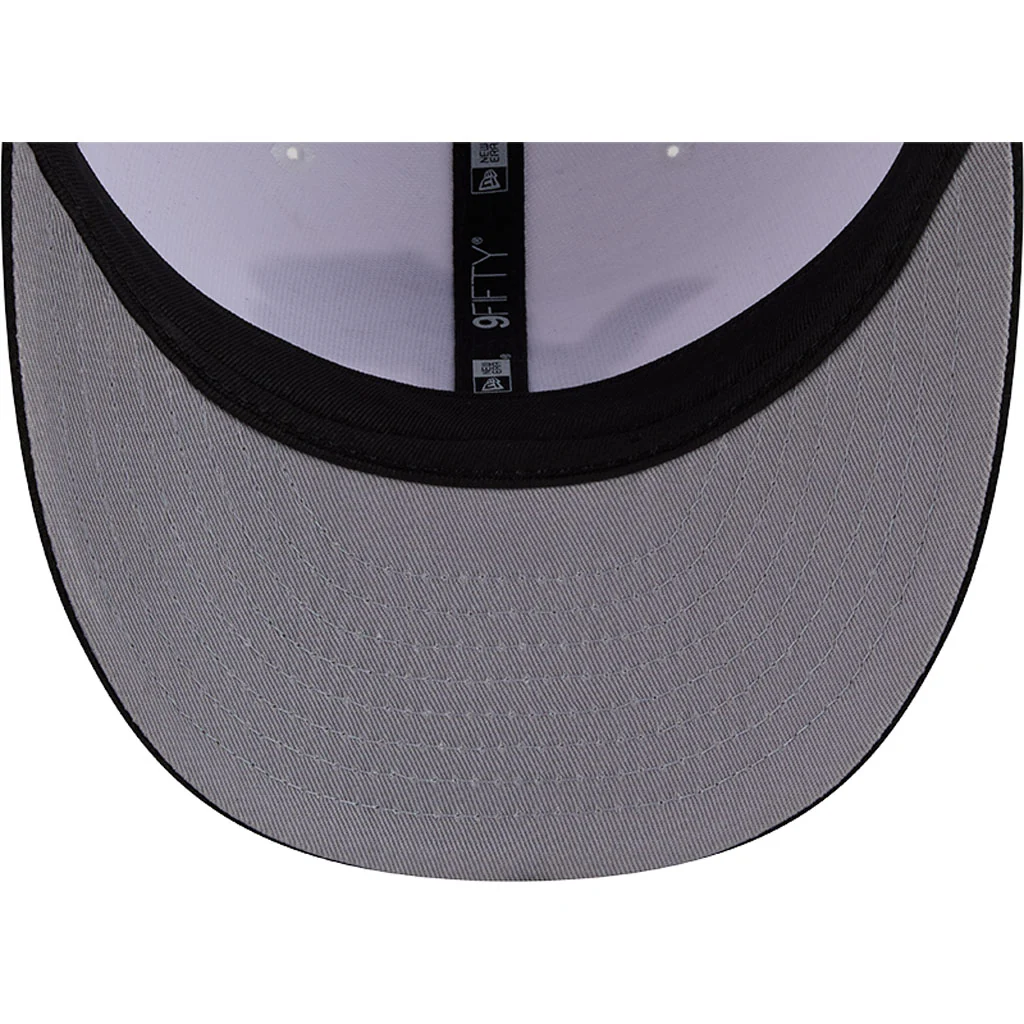 NFL Detroit Lions New Era Black & White 2026 Draft 9FIFTY Snapback Hat - White - Image 7