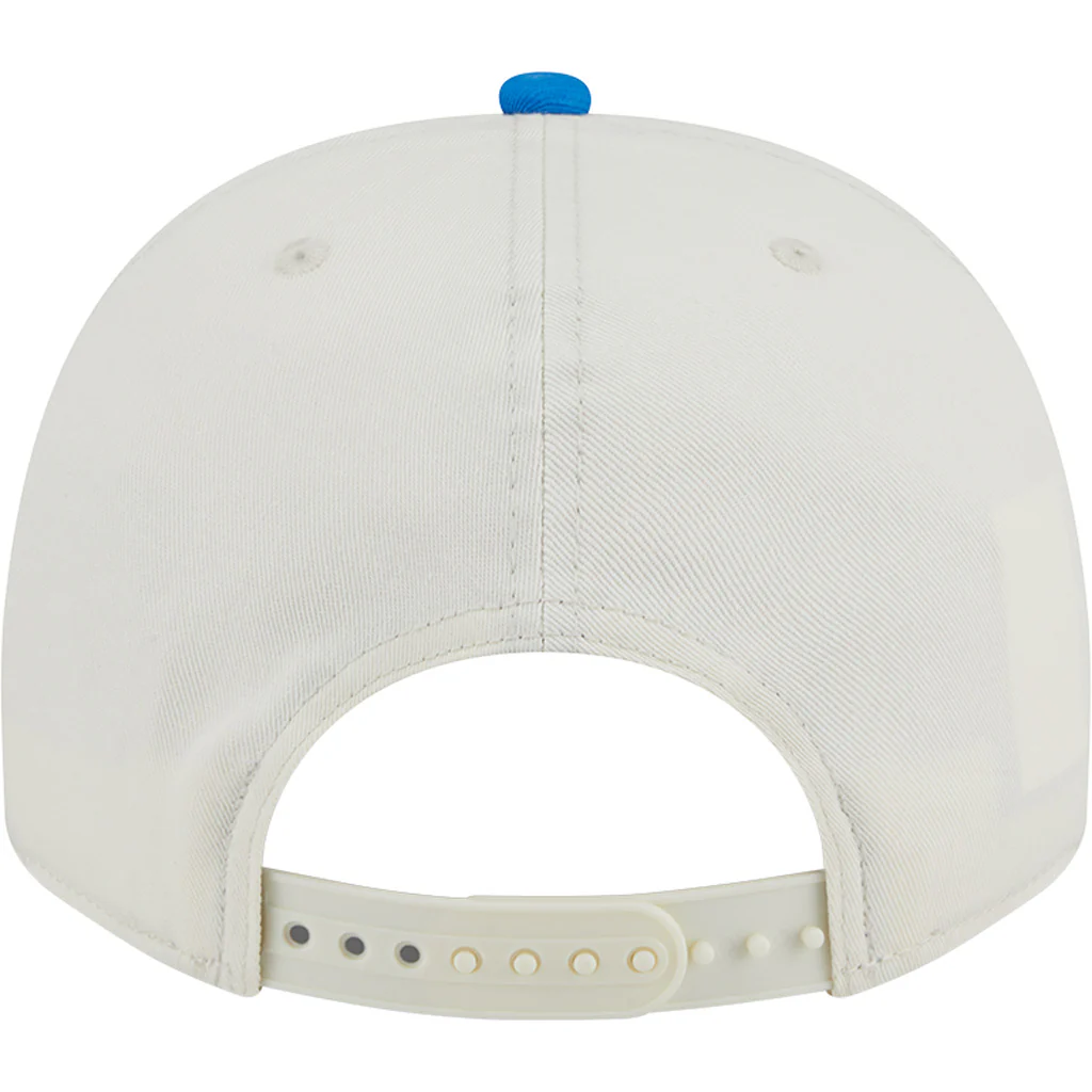 NFL Detroit Lions New Era Chainstitch Two-Tone 9FIFTY A-Frame Snapback Hat - Cream - Image 4