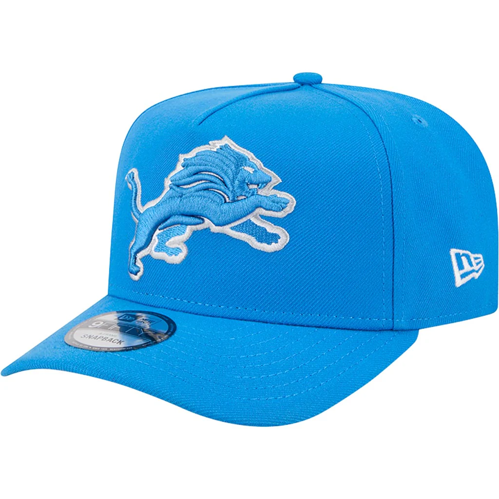 NFL Detroit Lions New Era OTC 9FIFTY A-Frame Snapback Hat - Blue - Image 2