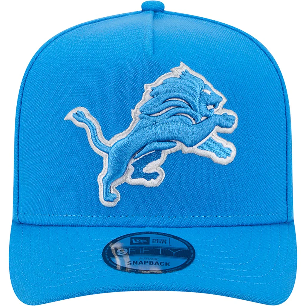 NFL Detroit Lions New Era OTC 9FIFTY A-Frame Snapback Hat - Blue - Image 3