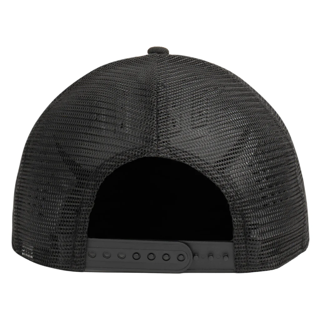 NFL Detroit Lions New Era Shadowline 9FIFTY Snapback Trucker Hat - Black - Image 2