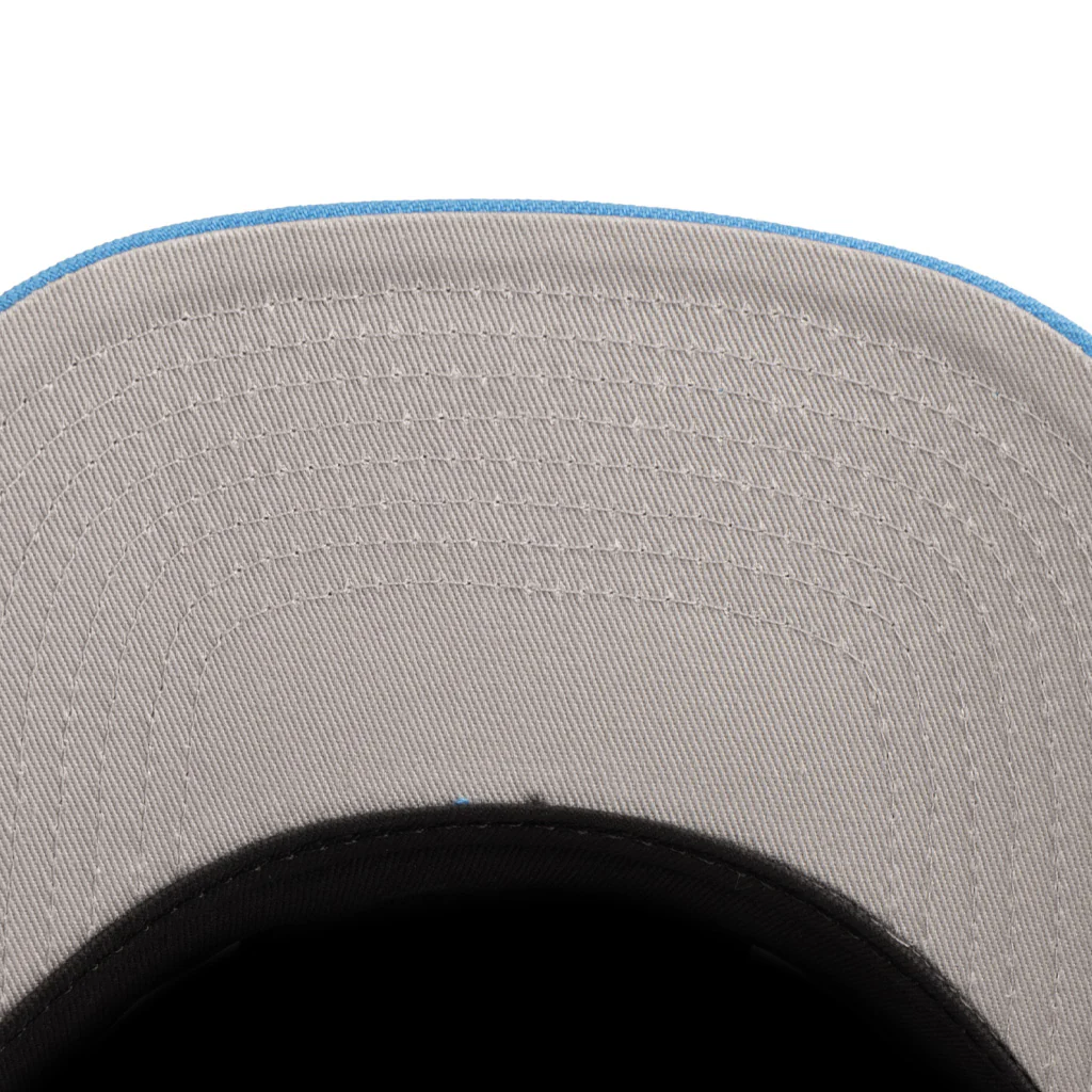 NFL Detroit Lions New Era Team Undervisor 9FIFTY A-Frame Snapback Hat - Blue - Image 4