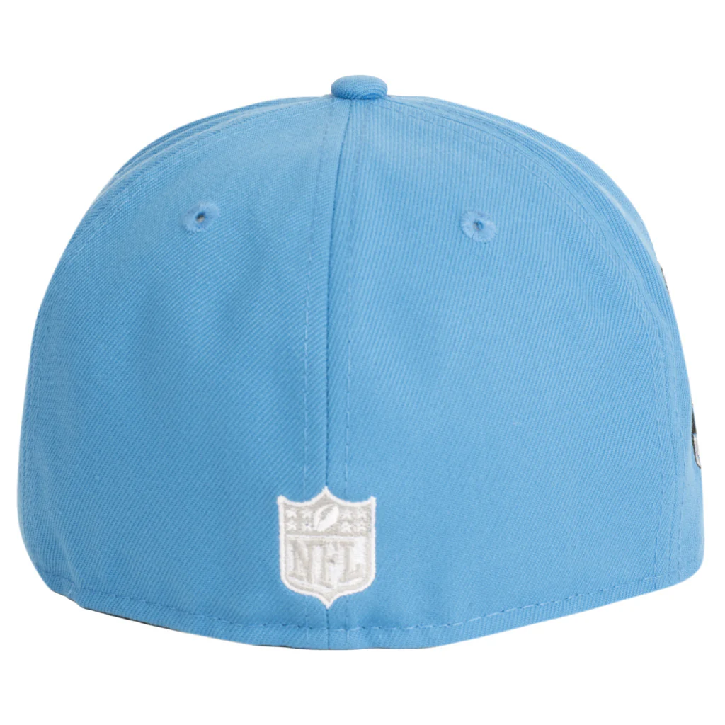 NFL Detroit Lions New Era Team Under Visor 59FIFTY Fitted Hat - Blue - Image 3