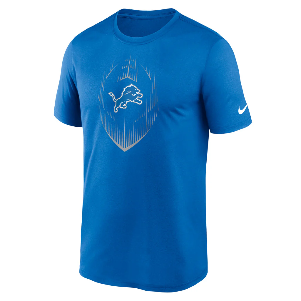 NFL Detroit Lions Nike 2024 Icon Legend T-Shirt - Blue - Image 2
