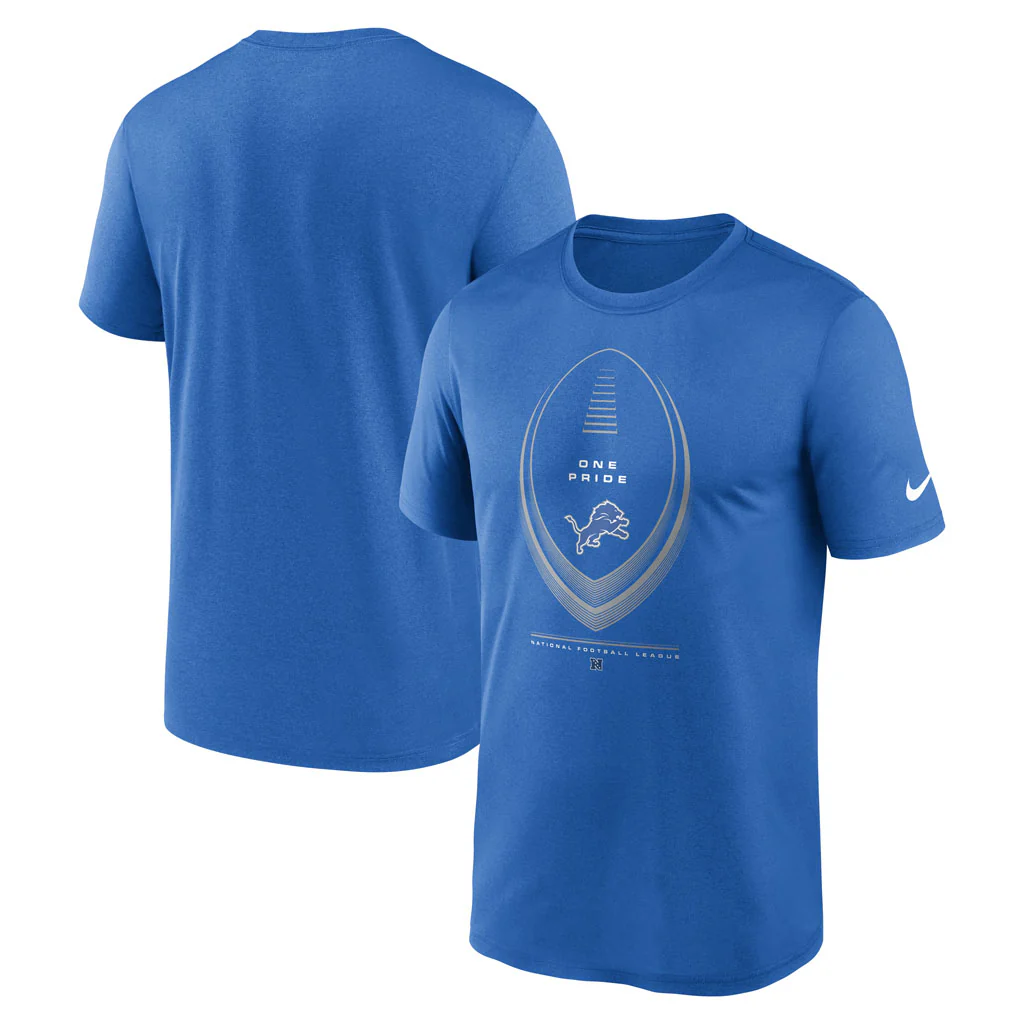 NFL Detroit Lions Nike 2026 Icon Legend T-Shirt - Blue